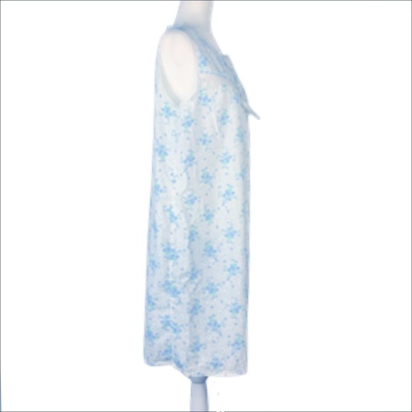 Willow Creek Vintage Nightgown 80's Forget Me Nots Floral Med/Large - Picture 2 of 8